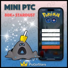 Pokémon PTC Go - Shiny Sandygast - 80K Stardust✨Read Description✨