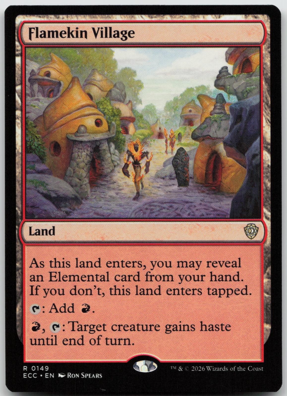 FLAMEKIN VILLAGE - Commander: Lorwyn Eclipsed R LP -