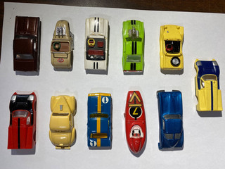 11 Vintage Aurora TJET Bodies HO Slot Car Parts Restoration