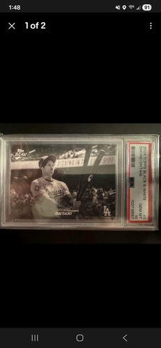 Shohei Ohtani 2024 Topps Black & White #1 PSA 10