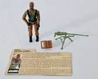 S-629 VINTAGE 1980'S HASBRO GI JOE ROADBLOCK V1 - COMPLETE WITH FILE CARD
