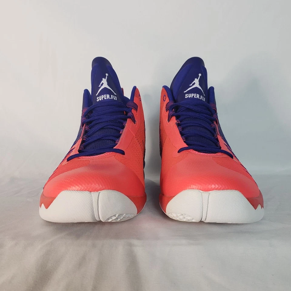 Nike Air Jordan | Zapatillas Hombre US 11 | Super Fly 5 Rojo/Azul Foto 4 de 4