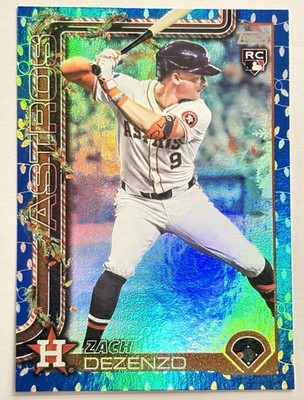 2025 Topps Holiday - Zach Dezenzo #H162 Blue Holiday Lights (RC