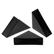 8Pcs Corner Protectors 18x71mm Plastic Right Angle Corner Guards Cushion, Black