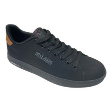 SCARPE SNEAKERS UOMO RIFLE OAKLAND RFM424H90 ECO PELLE 56 NERO ORIGINALE AI 2025