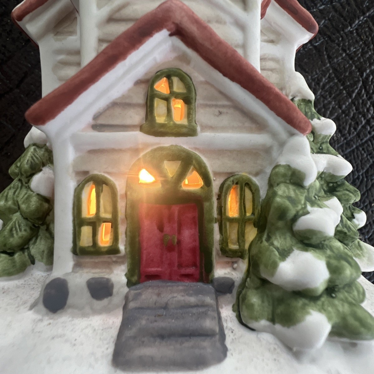 MERK Winter Church MOC House Building Set De 1154 Pièces Modular Bu Street View Townhouse Architecture Block Compatible Am