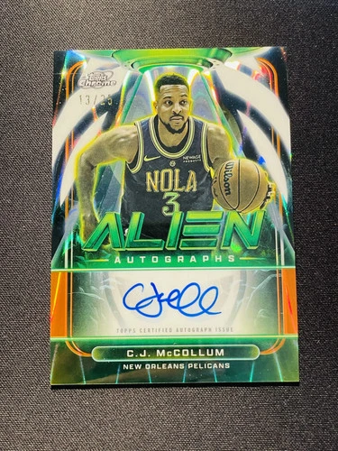 2025 Topps Cosmic Chrome C.J. McCollum Base (RAW)