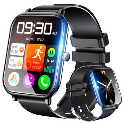 Reloj Inteligente De Pulsera Con Bluetooth Para Hombre Android y iOS iPhone 2025