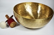Foot Singing Bowl - Polished - 10.6kg Approx 53cm - Sound Massage Therapy