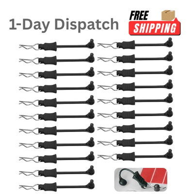 Fraizoe RC 20Pcs Body Clips w/ Pull Tabs   1/10 1/12 1/14