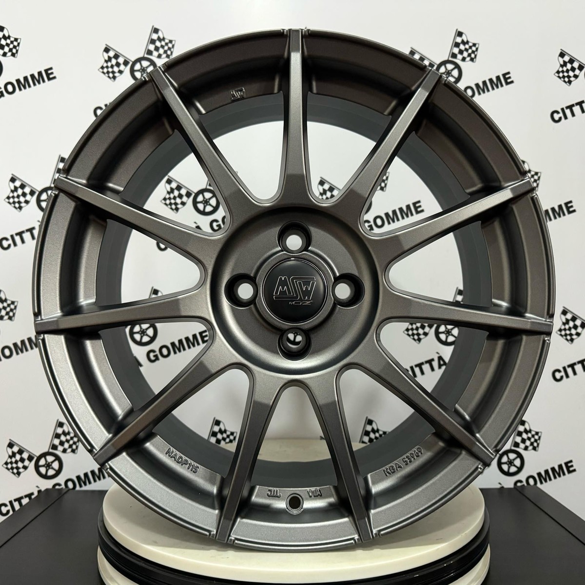 MSW by OZ KIT 4 Alloy Wheels Abarth 500 16