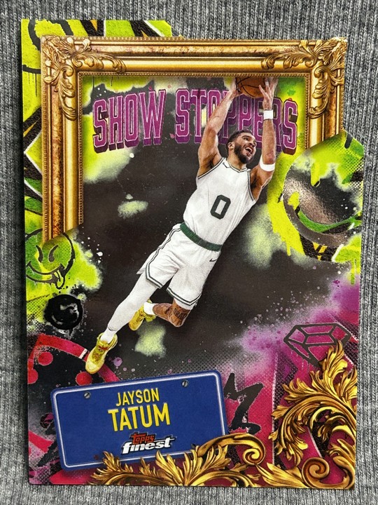 2024-25 Topps Finest - Showstoppers Jayson Tatum, Jayson Tatum #S-4 B881