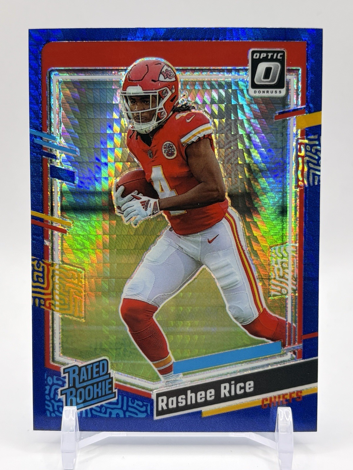 2023 Panini Donruss Optic - Rated Rookie Rashee Rice #257 Hyper Blue