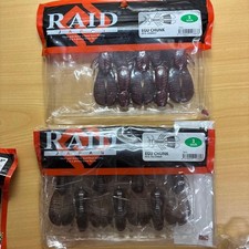 RAID JAPAN EGU CHUNK 3" Soft Lure Brown Realistic Action