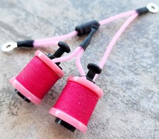 1" 8-32 Tattoo Machine Parts Coils 8 Wrap Pink Washers Neon Hot Pink Light USA
