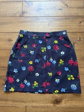 Vintage Esprit Floral Button Down Mini Skirt Womens 3/4 Juniors 90s Y2K Retro