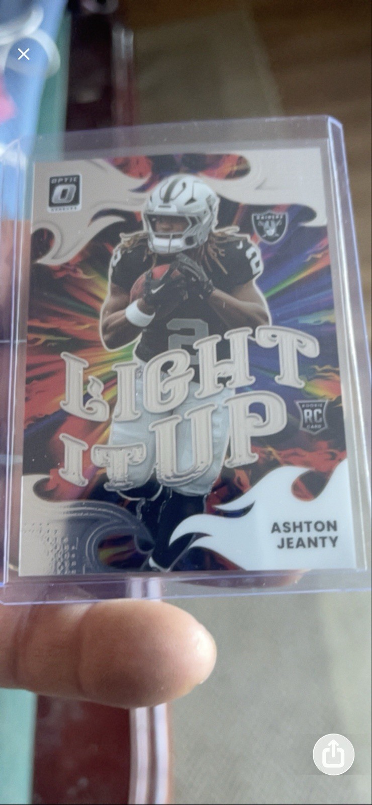 2025 Panini Donruss Optic - Light It Up Ashton Jeanty #2 (RC)