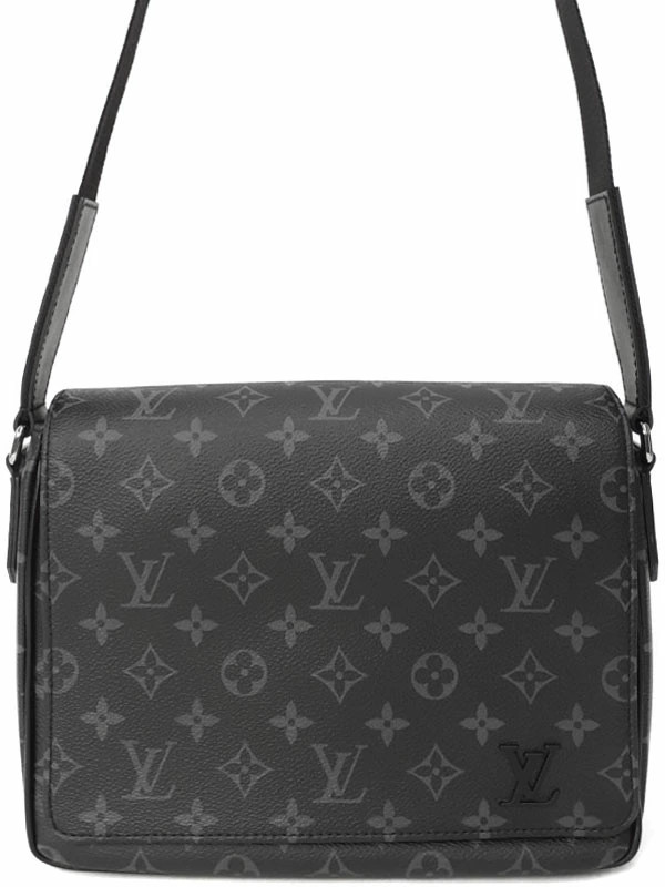 Louis Vuitton Black Eclipse Bag Monogram District… - image 1