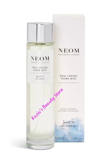 NEOM Wellbeing London Real Luxury Home Mist De-Stress New Boxed 100ml Free P&P