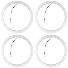 Kicker 2 50KLSR65 6.5" Weather Proof Led Lighted Speaker Rings, 4 Total Rings