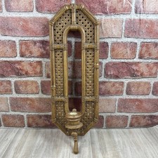 WALL SCONCE CANDLE VOTIVE Candle HOLDER BROWN BURWOOD 2478B - MADE IN USA ๐บ๐ธ