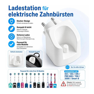 Charger Charging Station for Oral-B iO3 iO4 iO5 iO6 PRO DB Electric Toothbrush