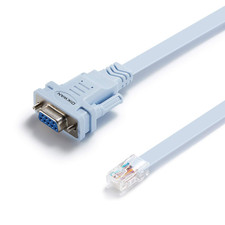 DB9 to RJ45 Console Cable,Compatible with Cisco Routers Switches Firewalls CAB-C