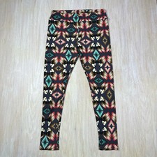 LuLaRoe Disney Mickey Mouse Aztec Printed Leggings Tall & Curvy