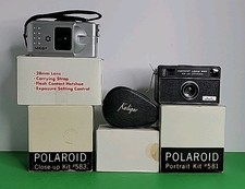 Vintage Polaroid Kits- 581, 583,  Tele Lens For Polaroid With 2 Plastic Cameras