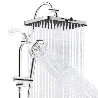 #ad High Pressure 13quot; Rainfall Shower Head with Handheld Spray Combo Pause Mode $84.99