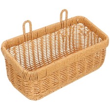 Cesta de ratán para colgar cebolla mimbre cocina cebollas y patatas