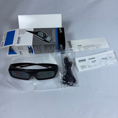 Epson ELPGS03 Active RF 3D Glasses for Epson RF 3D HD Projectors Black