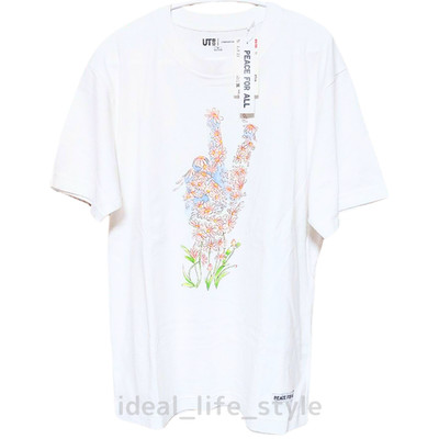 UNIQLO JW ANDERSON UT Graphic T-shirt S-4XS White Unisex JP Size