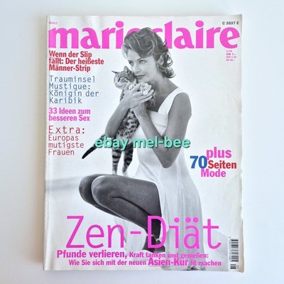 HELENA CHRISTENSEN Marie Claire 1995 KATE MOSS*DANIELA PESTOVA* SOPHIE PATITZ 