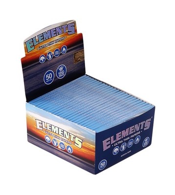 5 Boxen (250x) Elements King Size Papers Blättchen