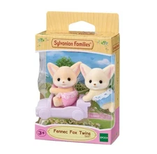 Sylvanian Families – Fennec Fox Twins #5697 | Adorable Desert Animal Baby Figure