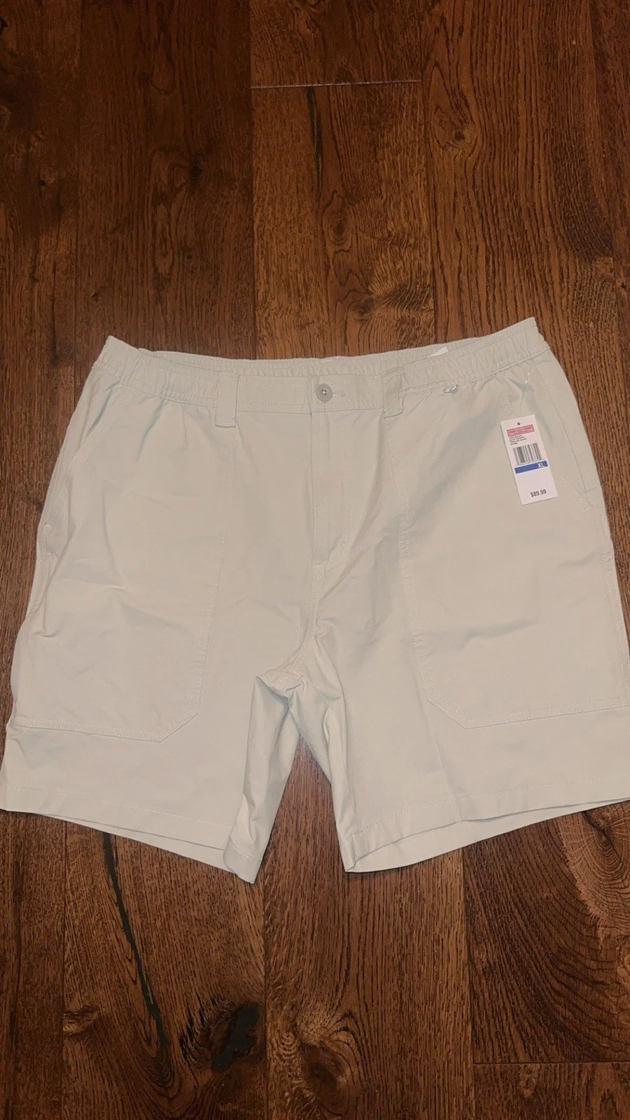 Vineyard Vines Performance Troller Shorts Stone Beige Size XL 8" Inseam $89 NWT