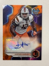 2023 Bowman's Best University - Auto Jahfari Harvey #BOA-JH Orange /25 (AU, RC)