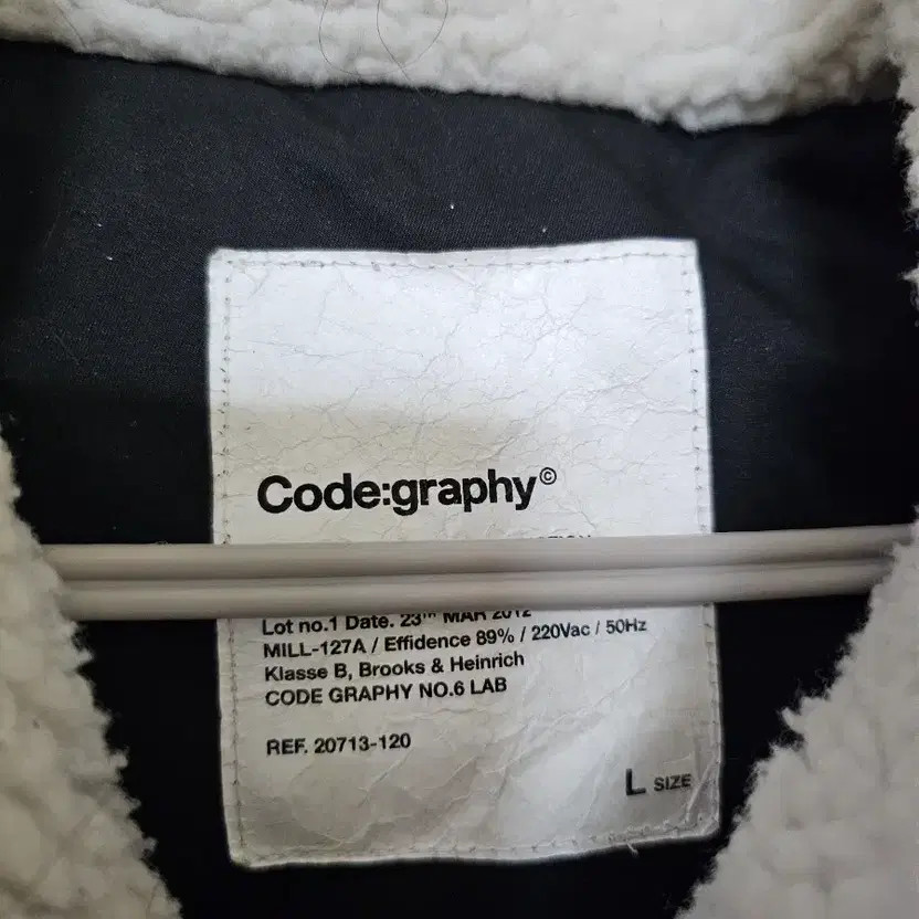 Codegraphy Black Shearling Jacket L - image 2