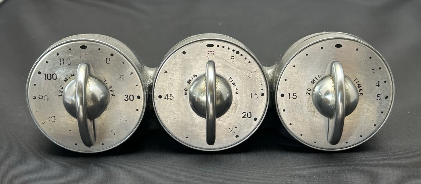 VTG Bengt Ek Designs Sweden Triple Timer 120/60/20 Minute MCM Aluminum Timer
Opens in a new window o
