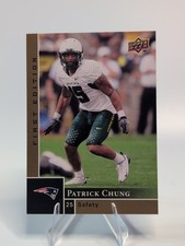 2009 UD First Edition  # 159 Patrick Chung RC Rookie Patriots Ducks