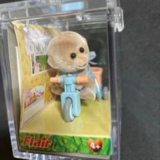 Sylvanian monkey baby carry case initial Flair rare