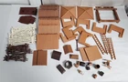 D-916 VTG. PIECES TO A WESTERN THEMED TOY PLAYSET-LIKELY A MARX FORT APACHE SET!