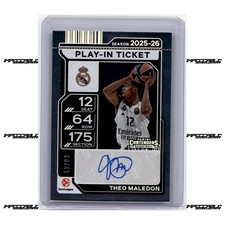 2025-26 Panini Contenders EuroLeague - #VST-MAL Theo Maledon Auto /99