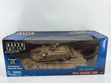 Elite Force M1A1 Abrams Tank 1:18 US Army Desert 2002 BlueBox BBI Realistic Mode
