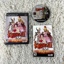 Kessen II Sony PlayStation 2, 2002 PS2 Complete in Box CIB
