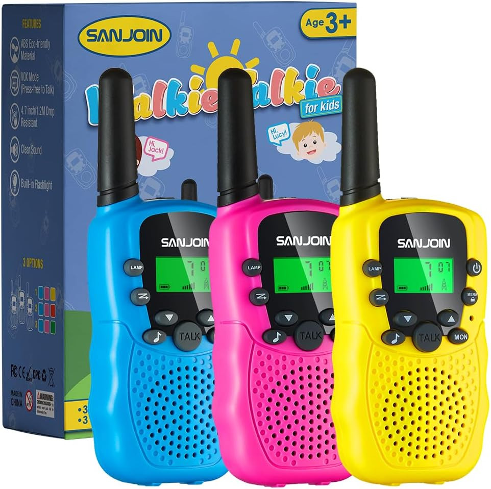 Walkie Talkies for Kids Games Outdoor Toys for 3-12 Year Old