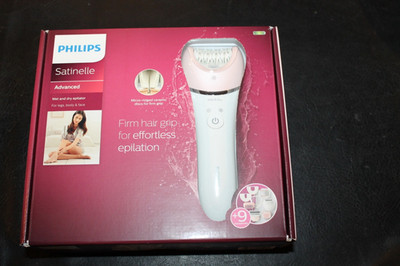 Philips Satinelle Advanced Wet & Dry Epilator  Hair Removal BRE640/650 NEW