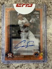2025 Topps Chrome Logofractor- Rookie Autographs Cam Smith Orange Refractor /25 