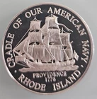 Rhode Island Sterling Silver Coin 33 Grams Of 925 round 1 oz